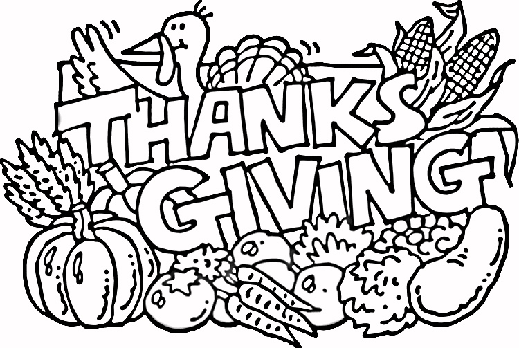 easy thanksgiving drawings